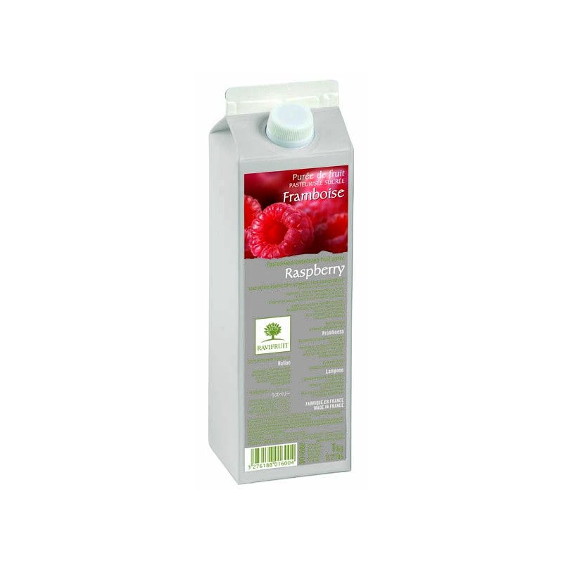 Ravifruit Raspberry Ambient Purée – 1kg – Nicolaas